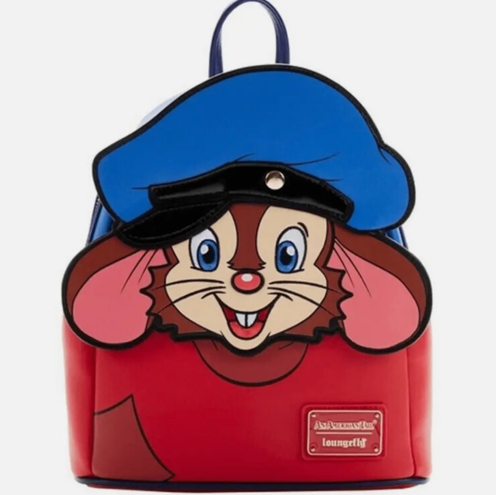 American Tail Fievel Cosplay Backpack from Loungefly. Brand New